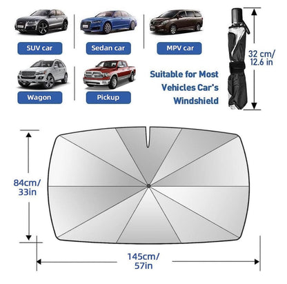 SunCar Pro: Parasol Plegable para Auto