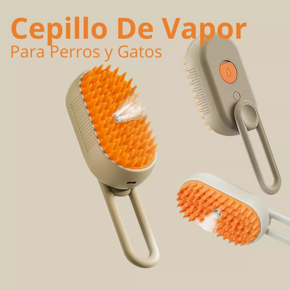 Cepillo de Vapor Recargable para Mascotas