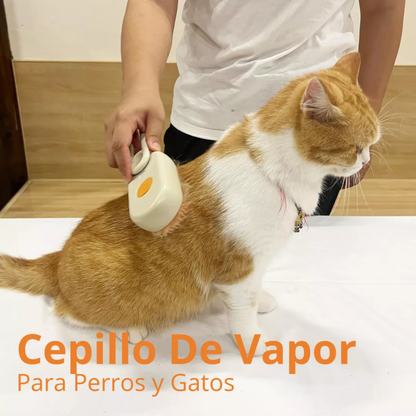 Cepillo de Vapor Recargable para Mascotas