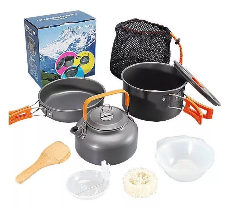 Set Ollas Para Camping