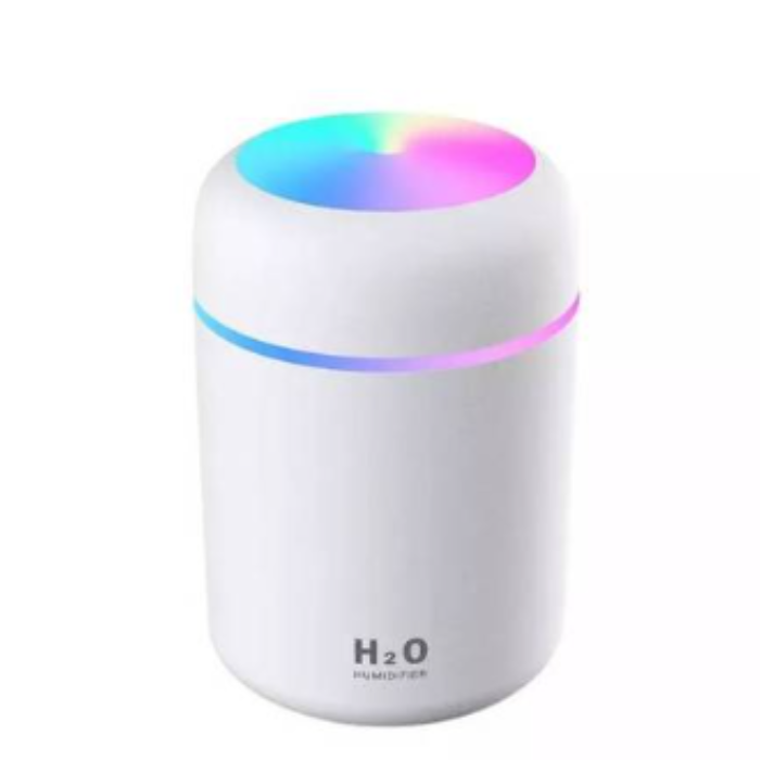 Mini Humidificador H2O Portátil – USB, LED y Compacto